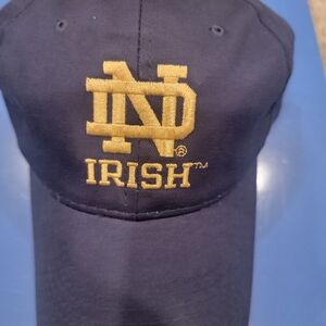 Navy Blue Cap with Gold Embroidery